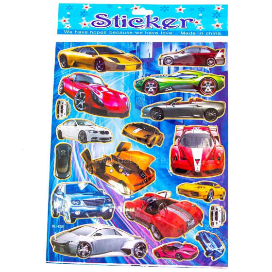 TRIFOX Cars Art.20672 Stickers