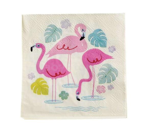 Flamingo Bay Cocktail Napkins, Rex London