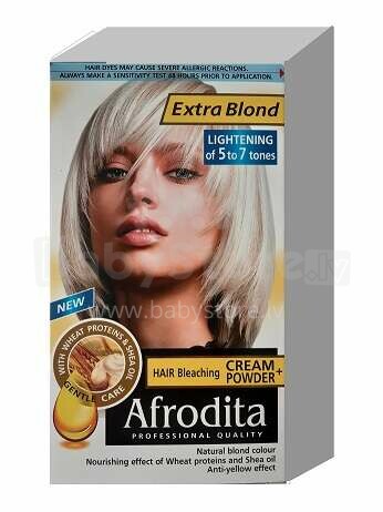 Extra Blond AFRODITA powder 5-7 tones green box