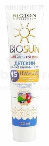 Päikesekaitsekreem lastele SPF45 120ml