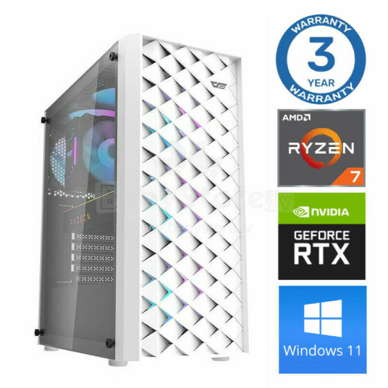 INTOP Ryzen 7 5700X 32GB 1TB SSD M.2 NVME RTX4060Ti 8GB WIN11Pro