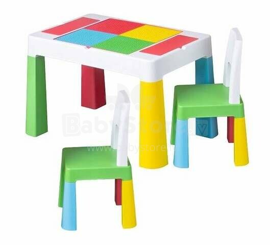 Galdiņš+ 2 krēsliņi MULTIFUN multicolor MF-006-134