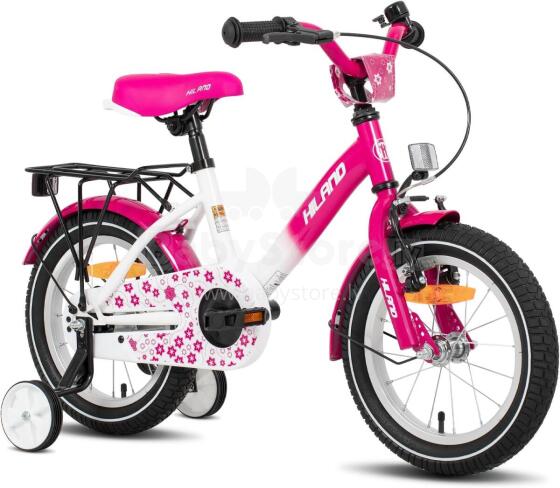 Royal Baby Kids Bike Wheels Collas 12'  Art.17841 Pink Детский двухколесный велосипед с дополнительными колёсиками