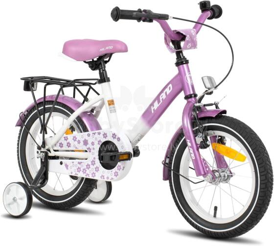 Royal Baby Kids Bike Wheels Collas 12'  Art.17842 Violet  Children's two-wheeled bicycle with additional wheels