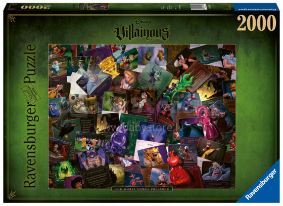 "RAVENSBURGER puizzle ""Villainous: All Villains"", 2000 gab., 16506"