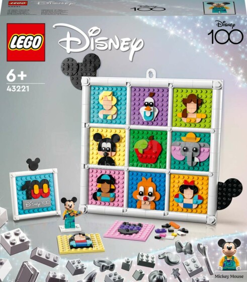 43221 LEGO® Disney™ Specials Disney animācijas simtgades leģendas