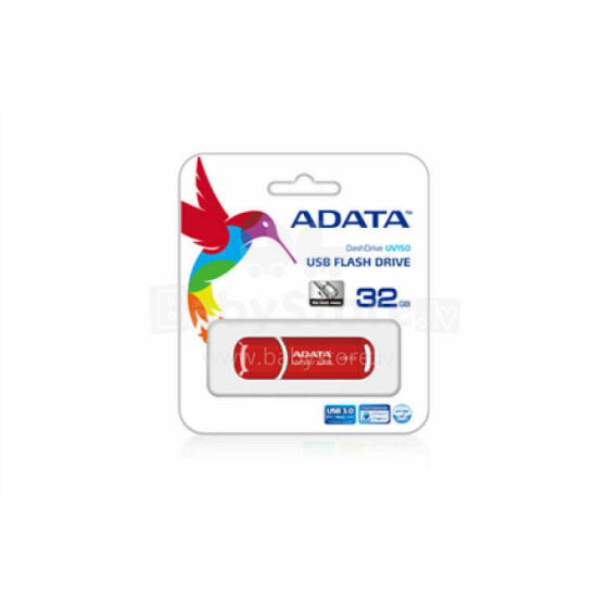 ADATA UV150 32 ГБ, USB 3.0, красный