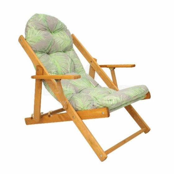 Saliekams pludmales krēsls "Borneo", pelēks