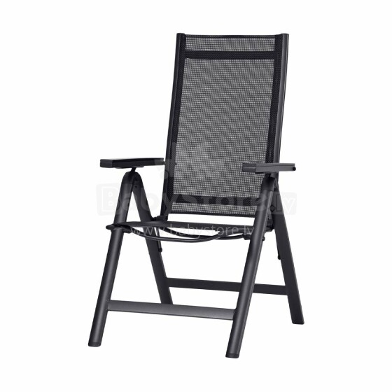 Saliekamais āra krēsls "Lilija", melns