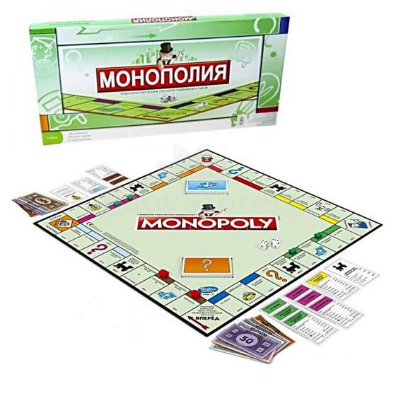 Monopoly Classic Game Art.179814  Настольная игра Монополия (русский яз.)