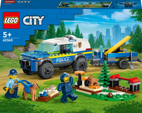 60369 LEGO® City Policijas suņu mobilais treniņš