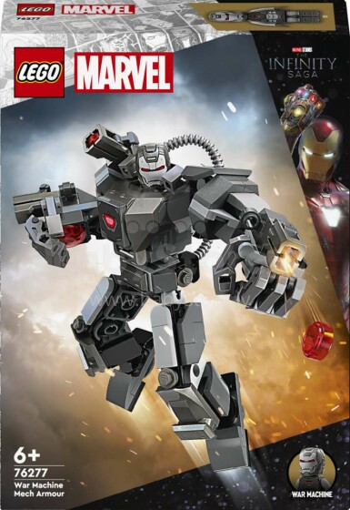 76277 LEGO® Super Heroes Marvel Kara Mašīnas Robota Bruņas