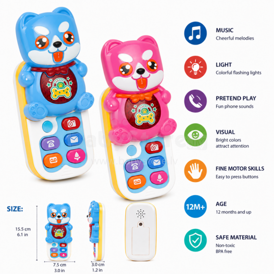 I-Toys Musical Telephone Art.182798 Musical  Toy Phone