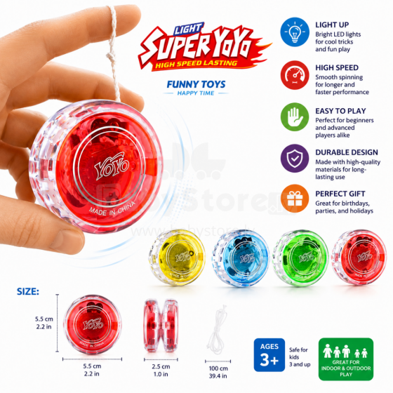 I-Toys Yo Yo Art.182887  rotaļlieta koka jo-jo