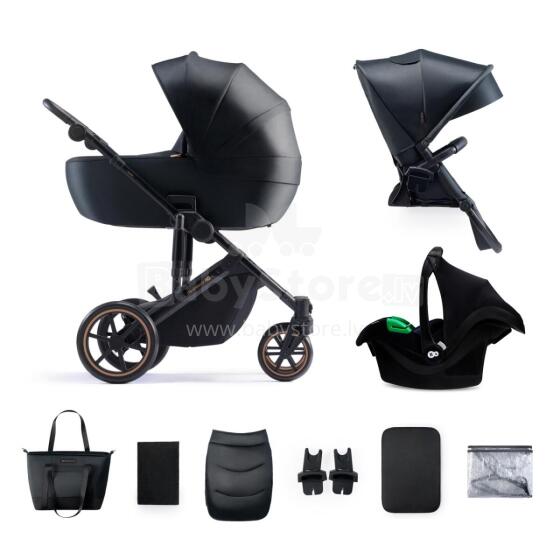 KinderKraft Prime 3 in1 Art.KSPRIM02BLK3001 Mink Pro Venezian Black