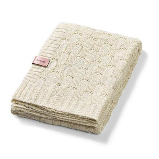 1479/01 BAMBOO KNITTED BLANKET ECRU