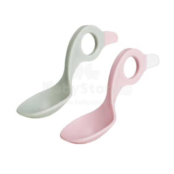 I CAN Love Bird/Flamingo Olive Green/Princess Pink spoons 2pcs.