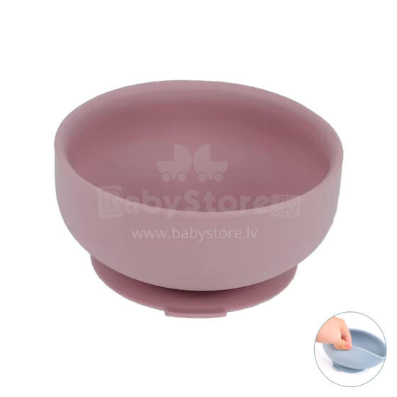 Little Eater Art.bowl01 Pink Силиконовая прилипающая миска