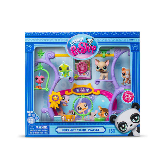 LITTLEST PET SHOP Rinkinys „Gyvūnėliai turi talentą“