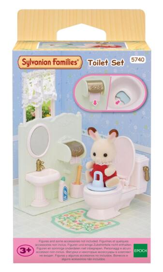 SYLVANIAN FAMILIES Rotaļu komplekts TUALETE