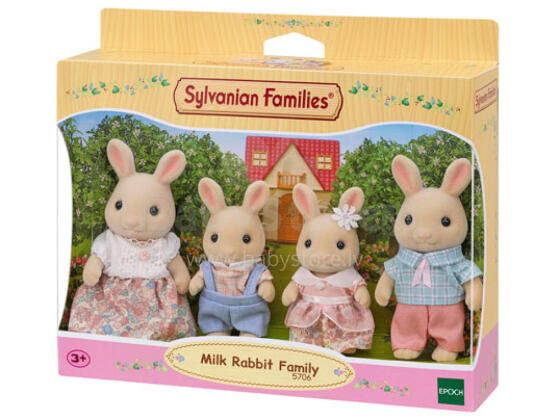 SYLVANIAN FAMILIES Figures Milk Rabbit Family