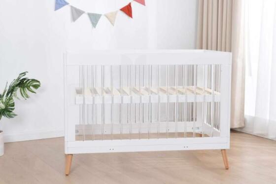 Lepinkids Art.LPK750 White  Koka gulta 120x60cm