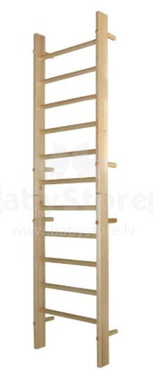 Climbing Rack Col.001 Zviedru sienas koka kāpnes 210x67x10 cm