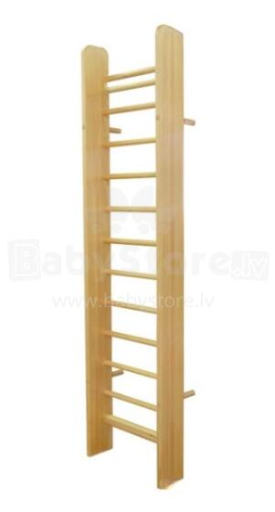 Climbing Rack Col.001 Zviedru sienas koka kāpnes 230x67x15 cm