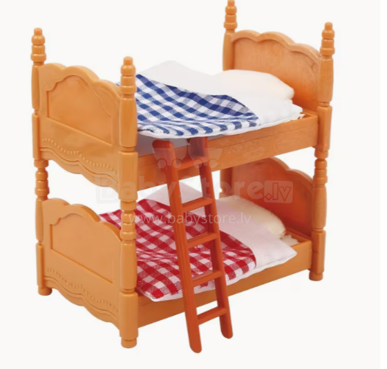 Stomble Family Toys Compatible with Sylvanian Families Art.184114 Divstavīga gulta ( savienojams ar Sylvanian Families)