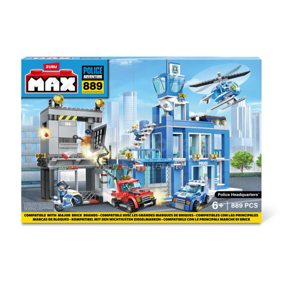 MAX CITY konstrukrtor Police Station 870 tk