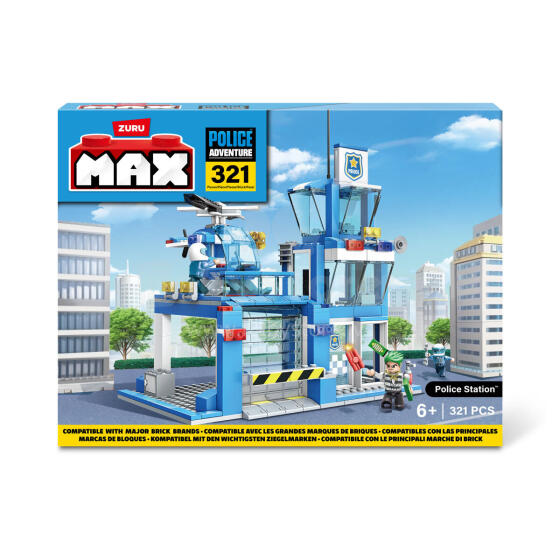 MAX CITY Bricks Police Station, 318pcs