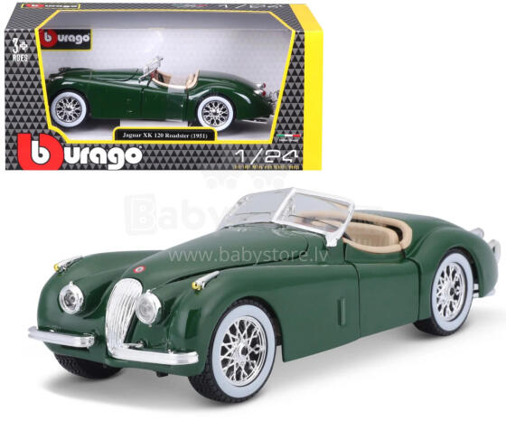 AUTO BBURAGO JAGUAR XK120 ROADSTER 1:24