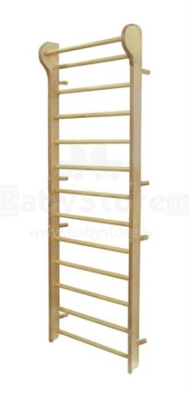 Climbing Rack Col.001 Wooden wall with bar 120x67x10 cm