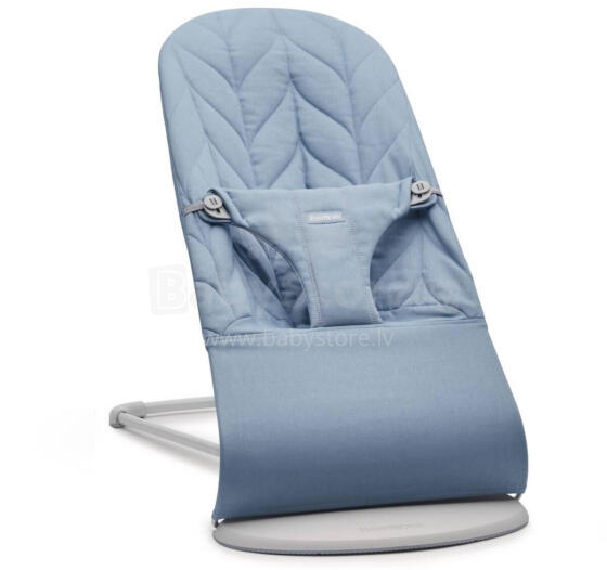 Babybjorn Bliss Bouncer Balance  Art.006223 Woven Petal  smėlio pilka supamoji kėdė