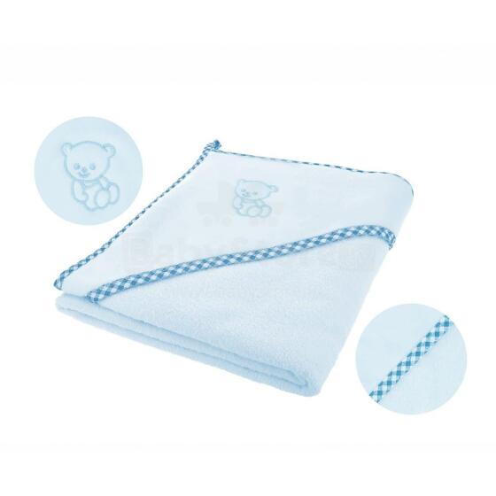 Lamb soft bath towel – blue, 100x100, BOC0112