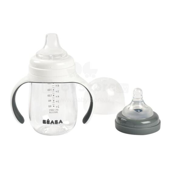 Beaba Art.913532 MINERAL GREY Õppetass 2in1 210 ml