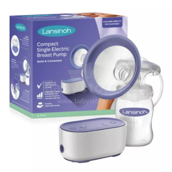 LANSINOH Art.54090 Compact Single Electric Breast Pump