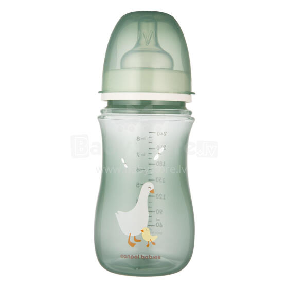 CANPOL BABIES Anti-Colic pudelīte 240 ml PP EasyStart GOOSE, 35/245