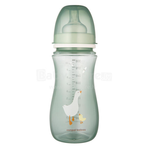 CANPOL BABIES Anti-Colic pudelīte 300 ml PP EasyStart GOOSE, 35/246