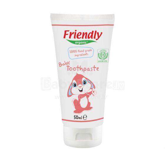 FRIENDLY ORGANIC Art.FR1727 zobu pasta ar aveņu garšu 50ml