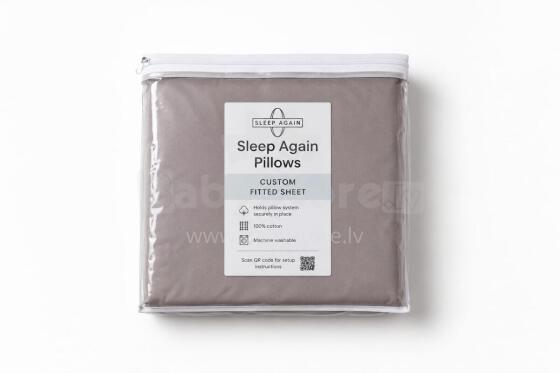 Basic CS Lline Care & Support Sheet U Pillow Art.184927 Beige Натяжная простыня Sleep Again Custom Fitted Sheet