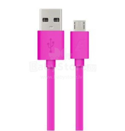 Energizer Hightech Ultra Flat Micro-USB Cable 1.2m pink (C21UBMCGPK4)