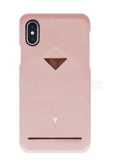 VixFox Card Slot Back Shell for Iphone XSMAX pink