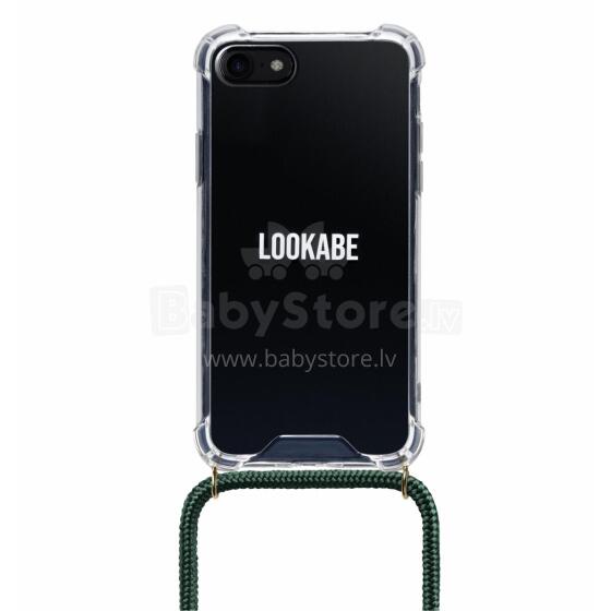 Lookabe Necklace iPhone 7/8 gold green loo011