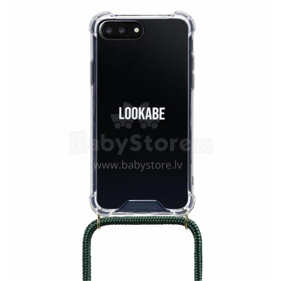 Lookabe Necklace iPhone 7/8+ gold green loo012