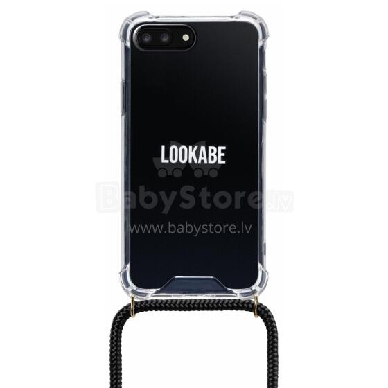 Lookabe Necklace iPhone 7/8+ gold black loo002