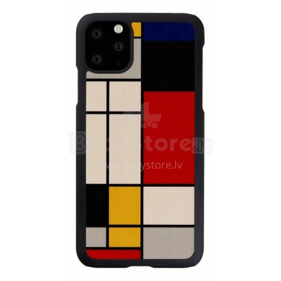 MAN&WOOD SmartPhone case iPhone 11 Pro Max mondrian wood black