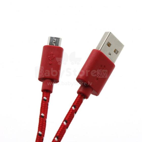 Sbox USB-1031R USB->Micro USB 1M Red