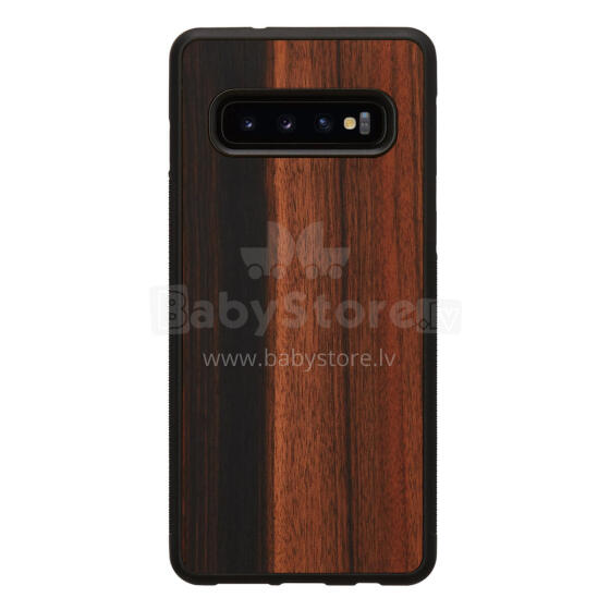 MAN&WOOD SmartPhone case Galaxy S10 ebony black