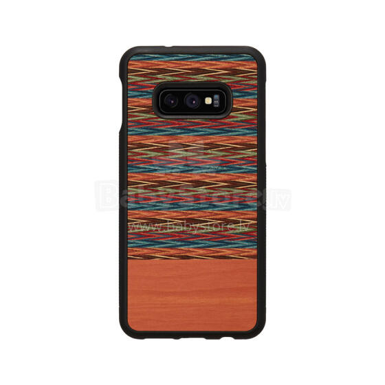 MAN&WOOD SmartPhone case Galaxy S10e browny check black